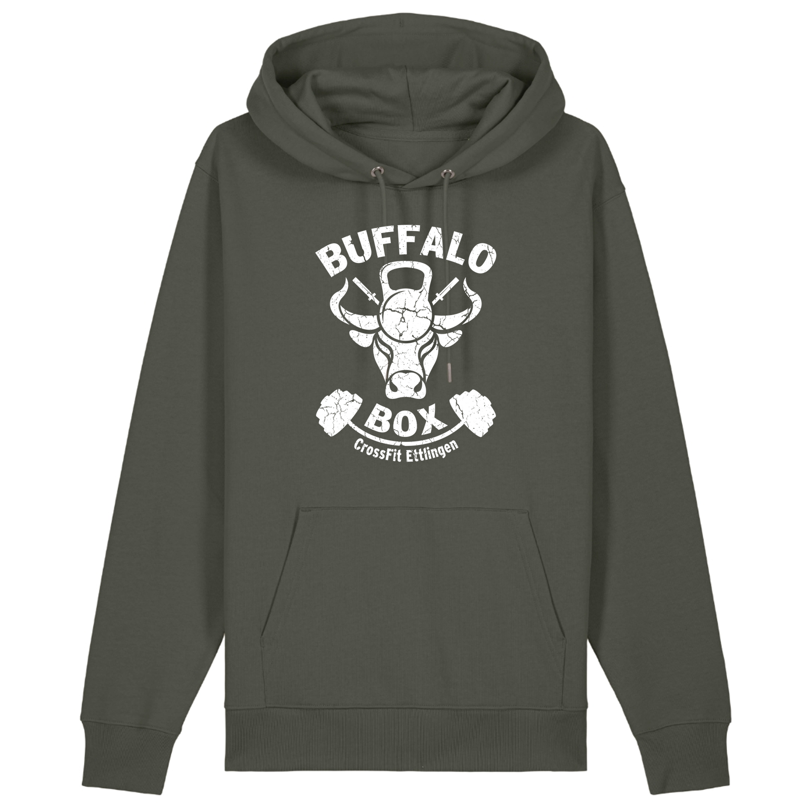Buffalo Big Logo Premium Hoodie Unisex (n) - Khaki
