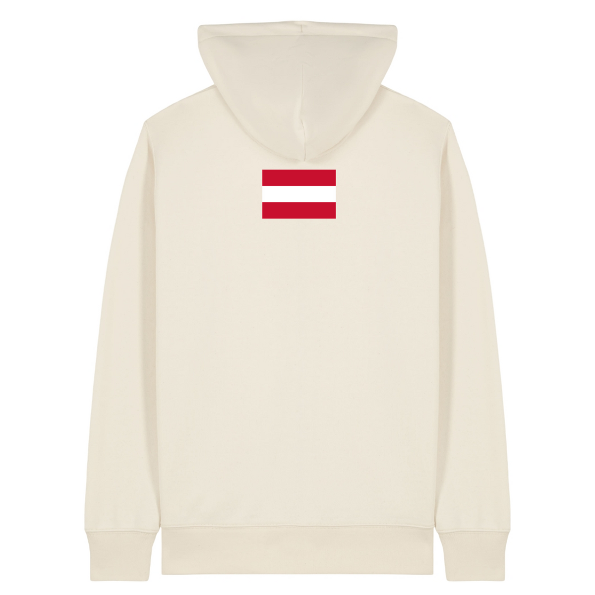 CF PureWork - Zip Hoodie Unisex - Natural Raw - Rueckseite