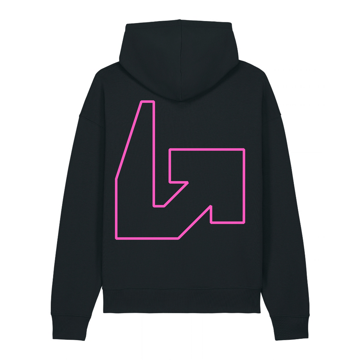 Level Up - Unisex Hoodie - Black - Rueckseite