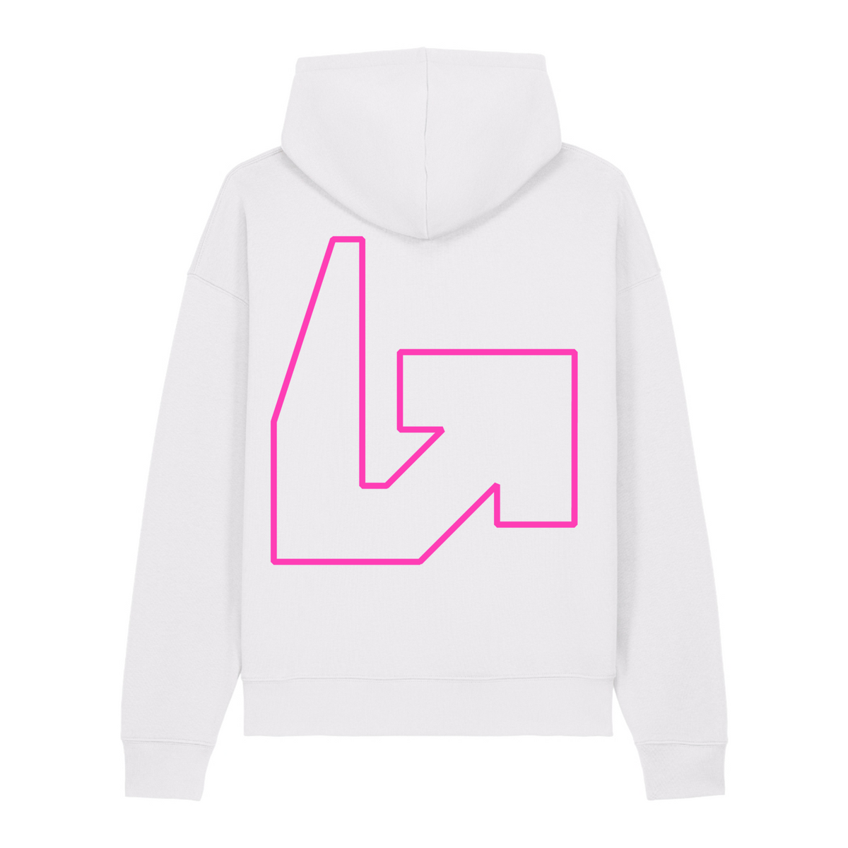 Level Up - Unisex Hoodie - White - Rueckseite