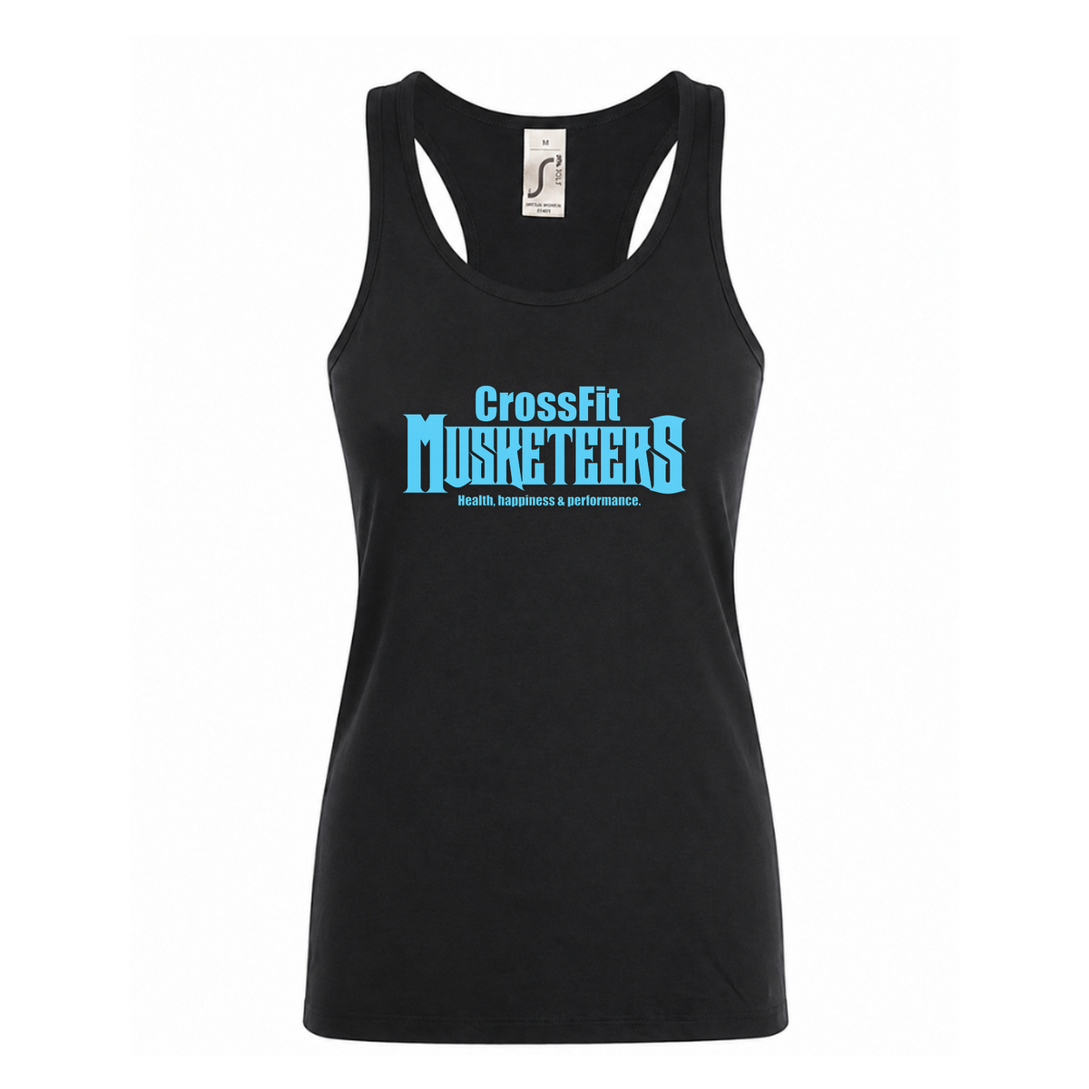 CF Musketeers - Male Shirt Women Tank Top Racerback - schwarz