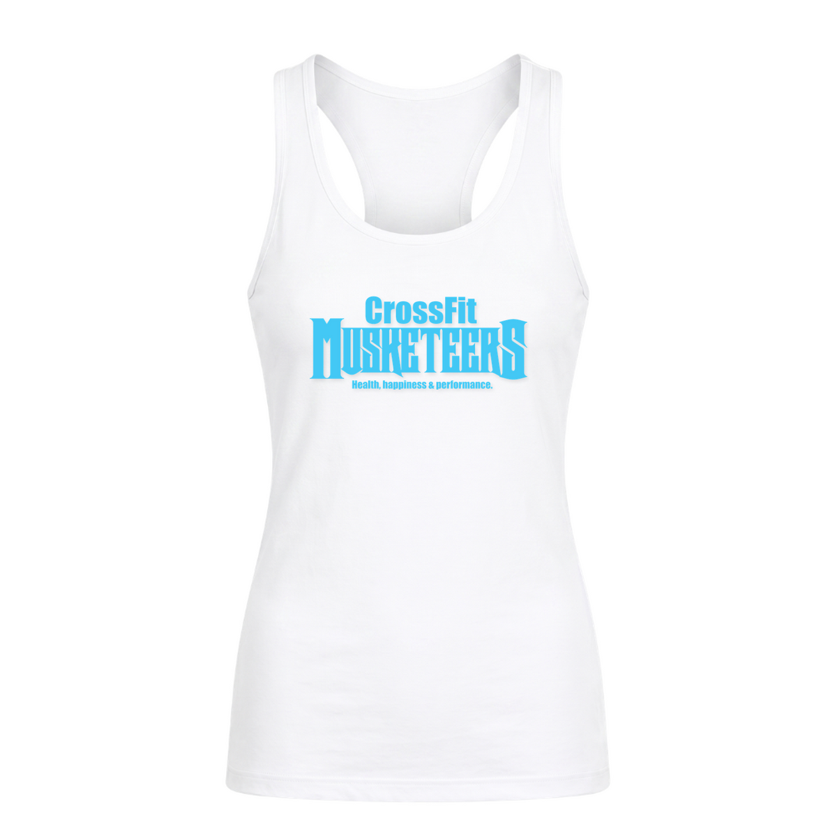 CF Musketeers - Male Shirt Women Tank Top Racerback - weiß
