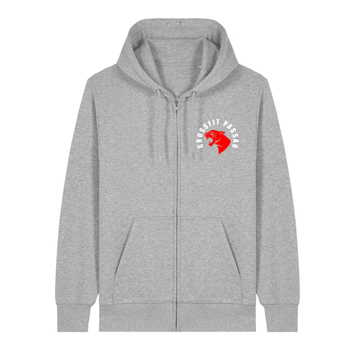 CF Passau - Unisex Zipper V2 - Heather Grey