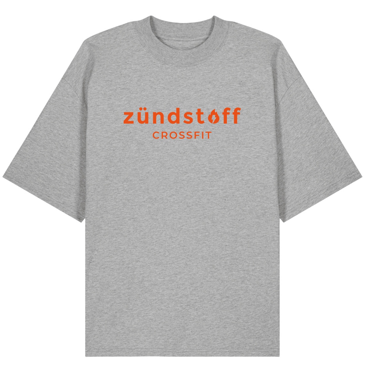 zündstoff - Men's Oversize Shirt - Heather Grey