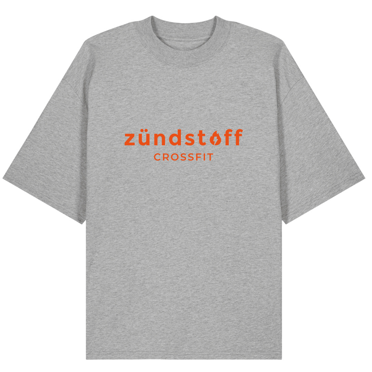 zündstoff - Men's Oversize Shirt - Heather Grey