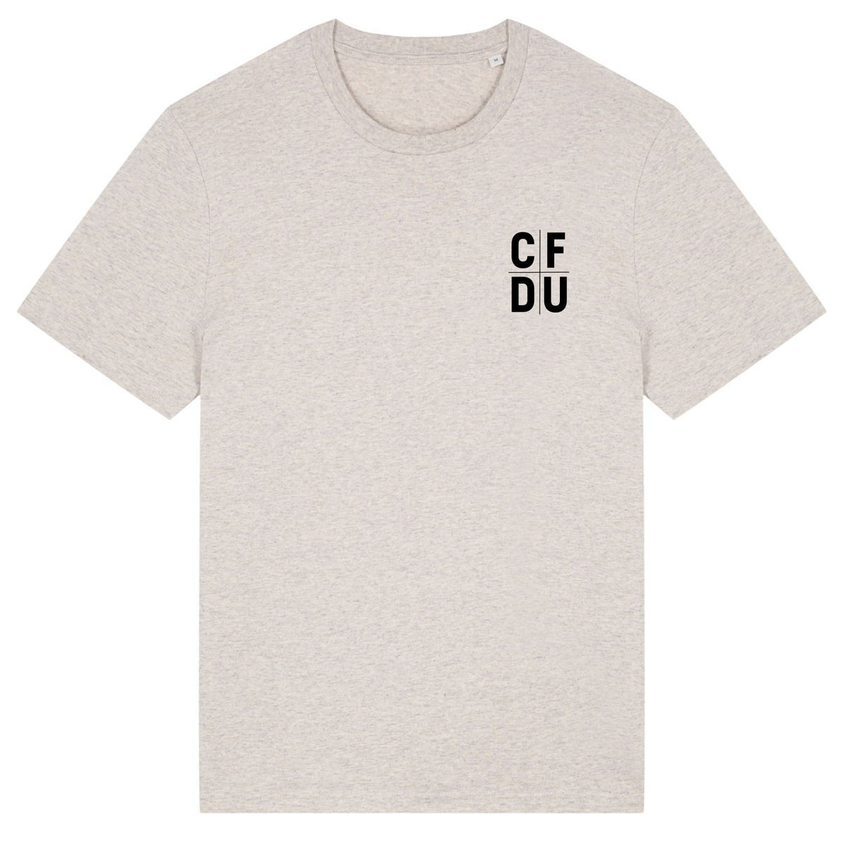 CFDU - Male Shirt personalisierbar Rücken - Heather Haze Grey 