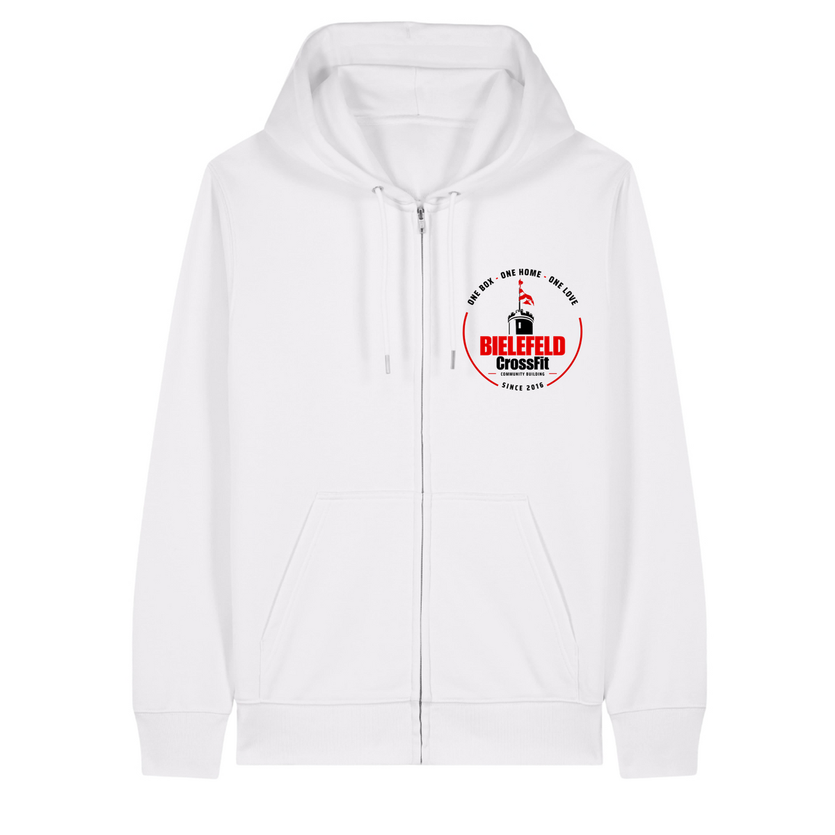 CF Bielefeld - Zip Hoodie - White