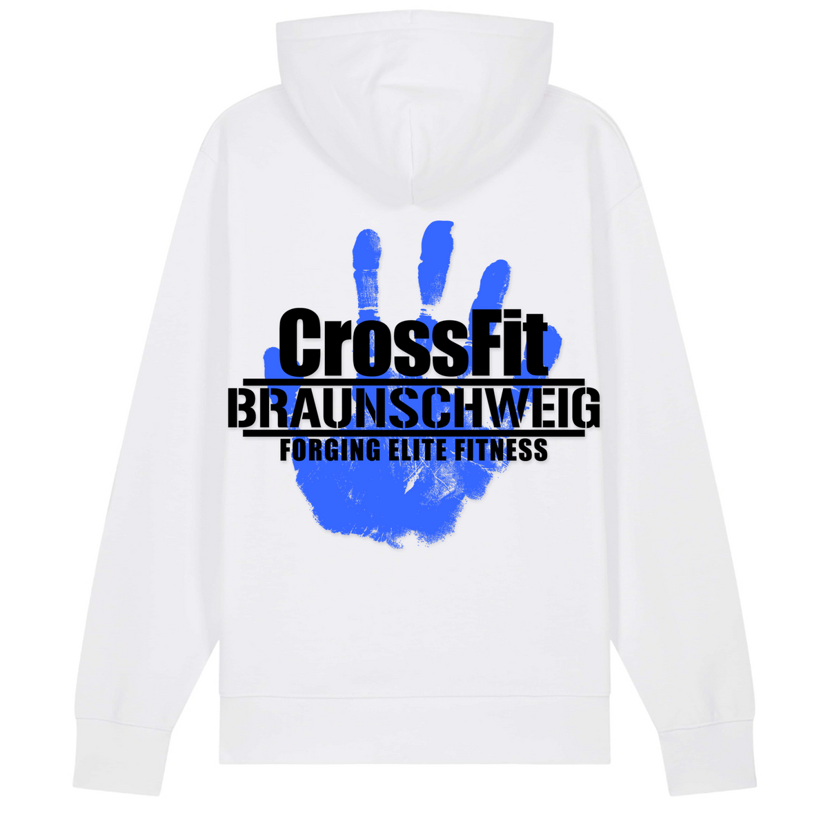 CFBS - Men Shirt Cruiser 2.0 – Premium Unisex-Hoodie, Bio-Baumwolle - White - Rueckseite