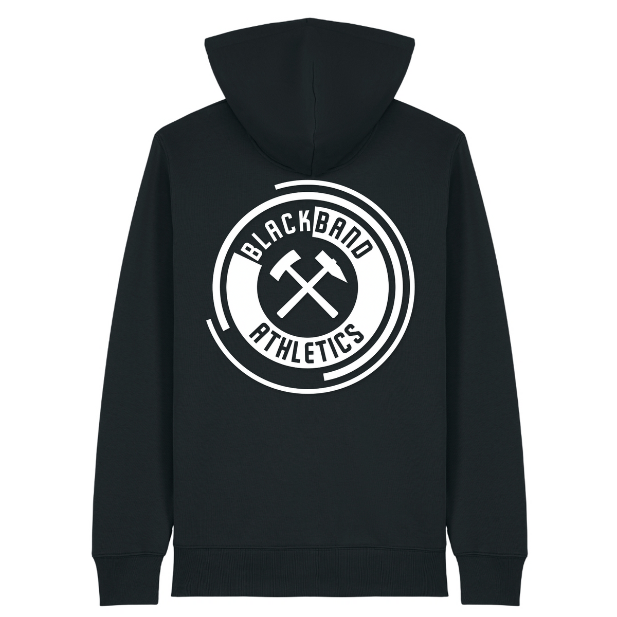 Blackband Athletics - Unisex Hoodie Zpper Camo - Black - Rueckseite