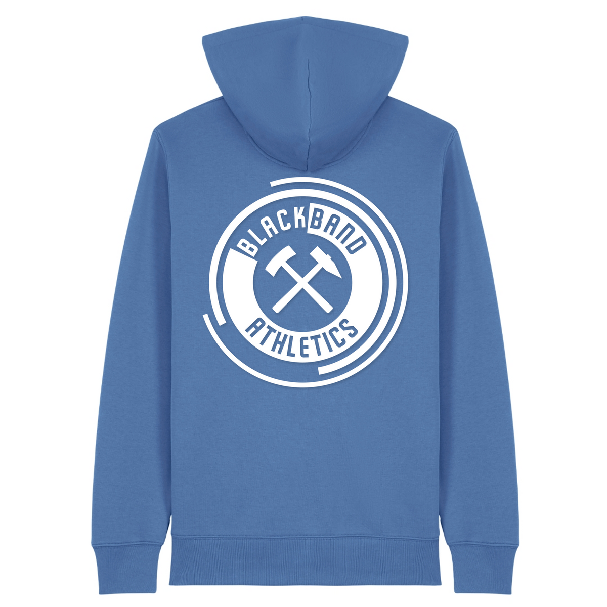 Blackband Athletics - Unisex Hoodie Zpper Camo - Bright Blue - Rueckseite