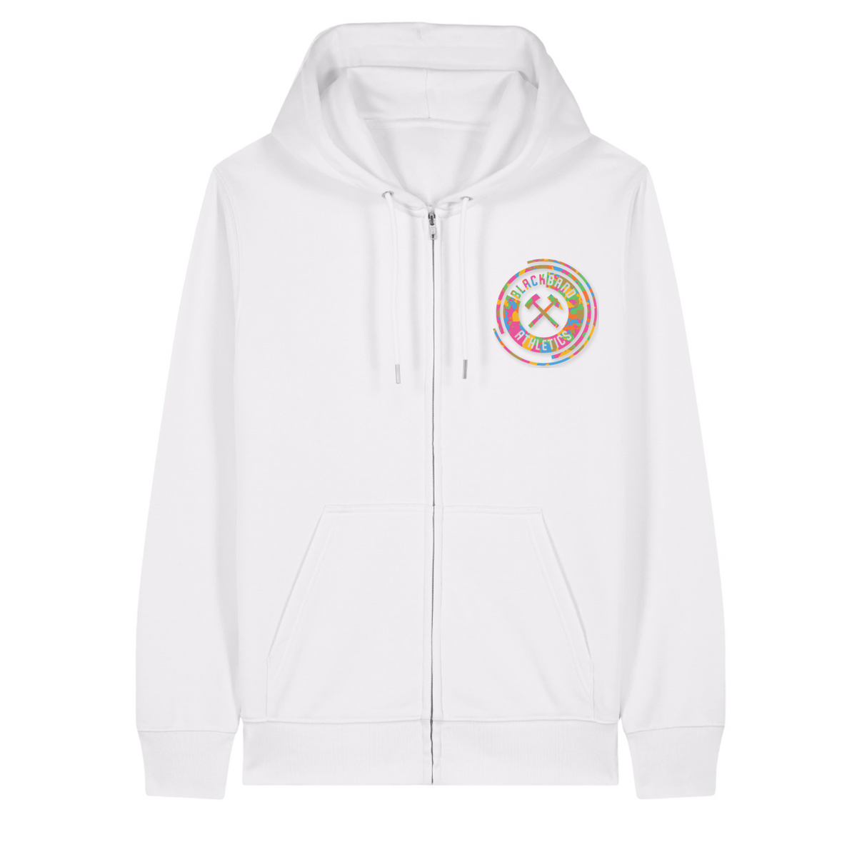 Blackband Athletics - Unisex Hoodie Zpper Camo - White