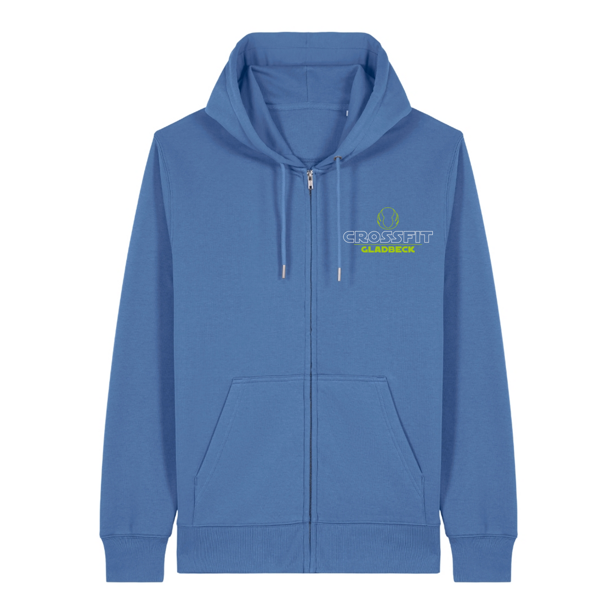 CF Gladbeck - Unisex Zip-Hoodie - Bright Blue