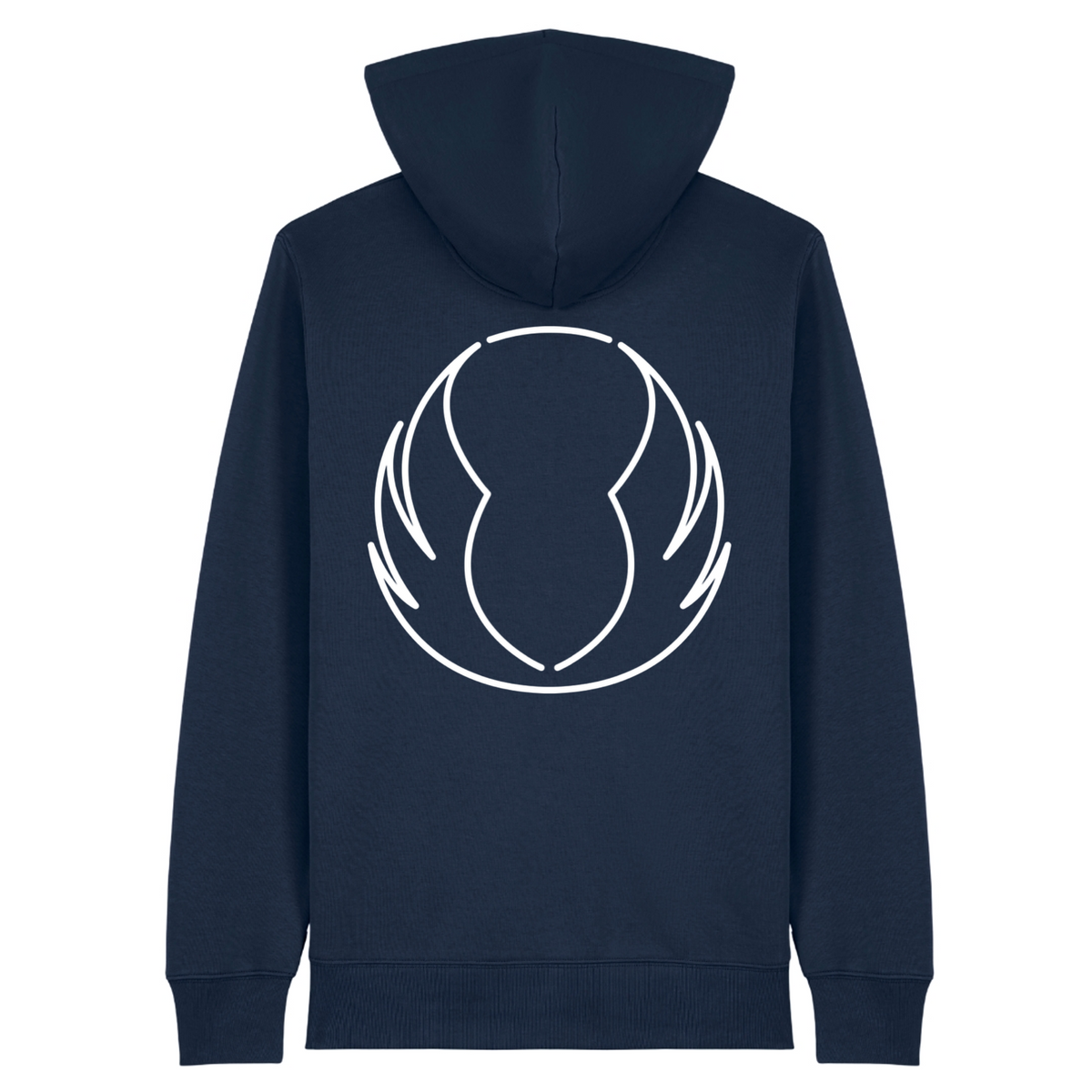 CF Gladbeck - Unisex Zip-Hoodie - French Navy - Rueckseite