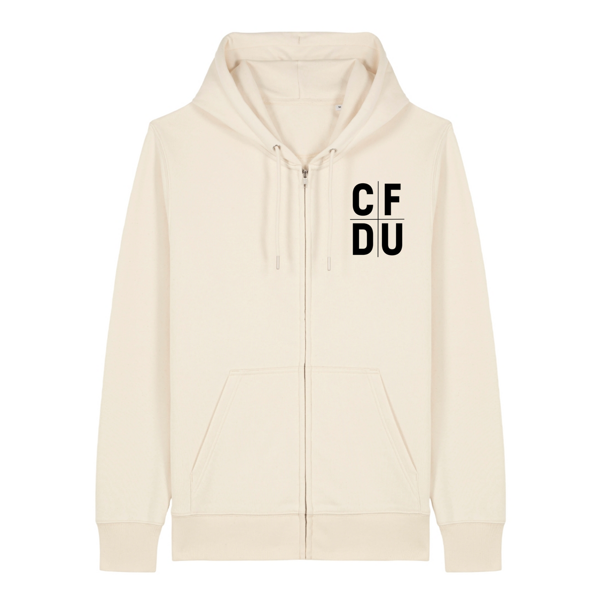 CFDU - Zip Hoodie Unisex - Natural Raw