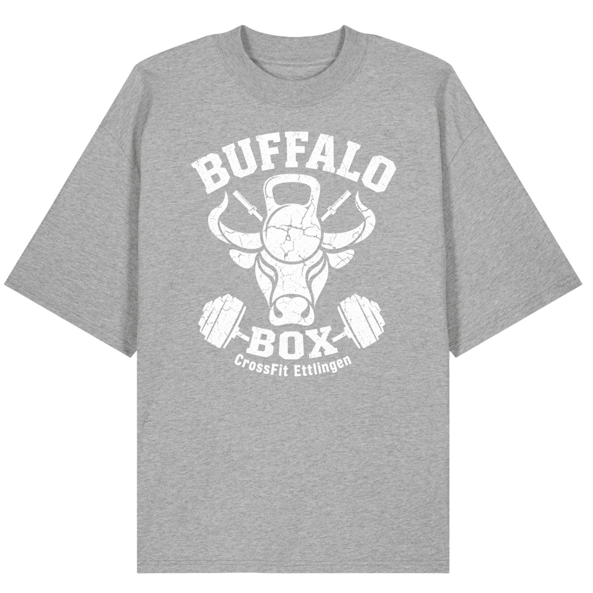 Buffalo Men's Oversized Athlete Shirt  - Heather Grey