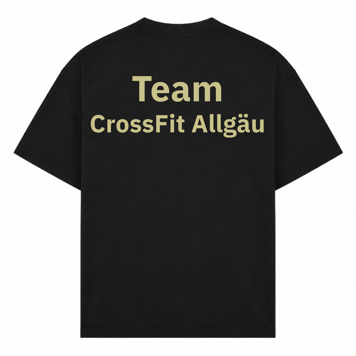 CrossFit Allgäu - TEAM Male Shirt - Schwarz - Rueckseite