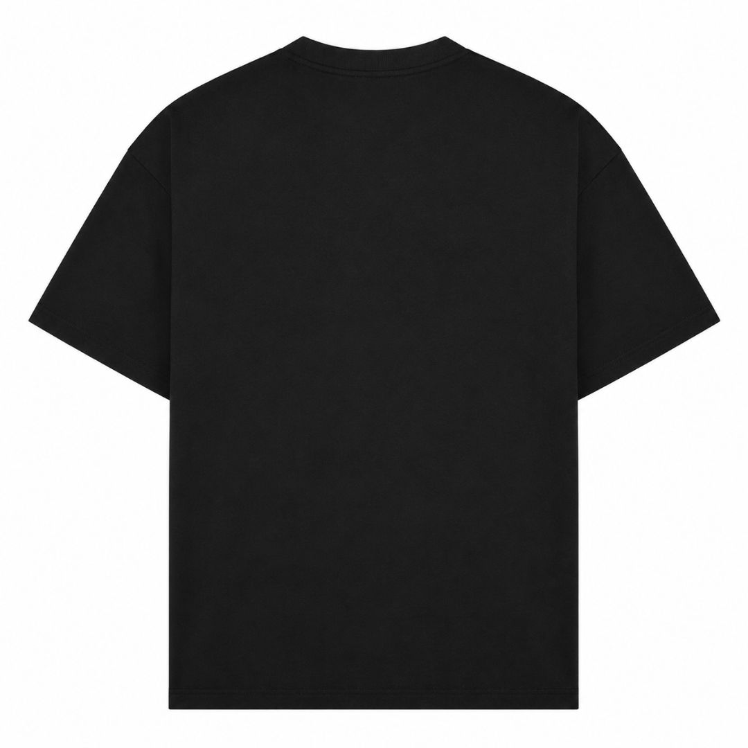 Buffalo Men's Dedication Shirt Oversized Shirt - Schwarz - Rueckseite