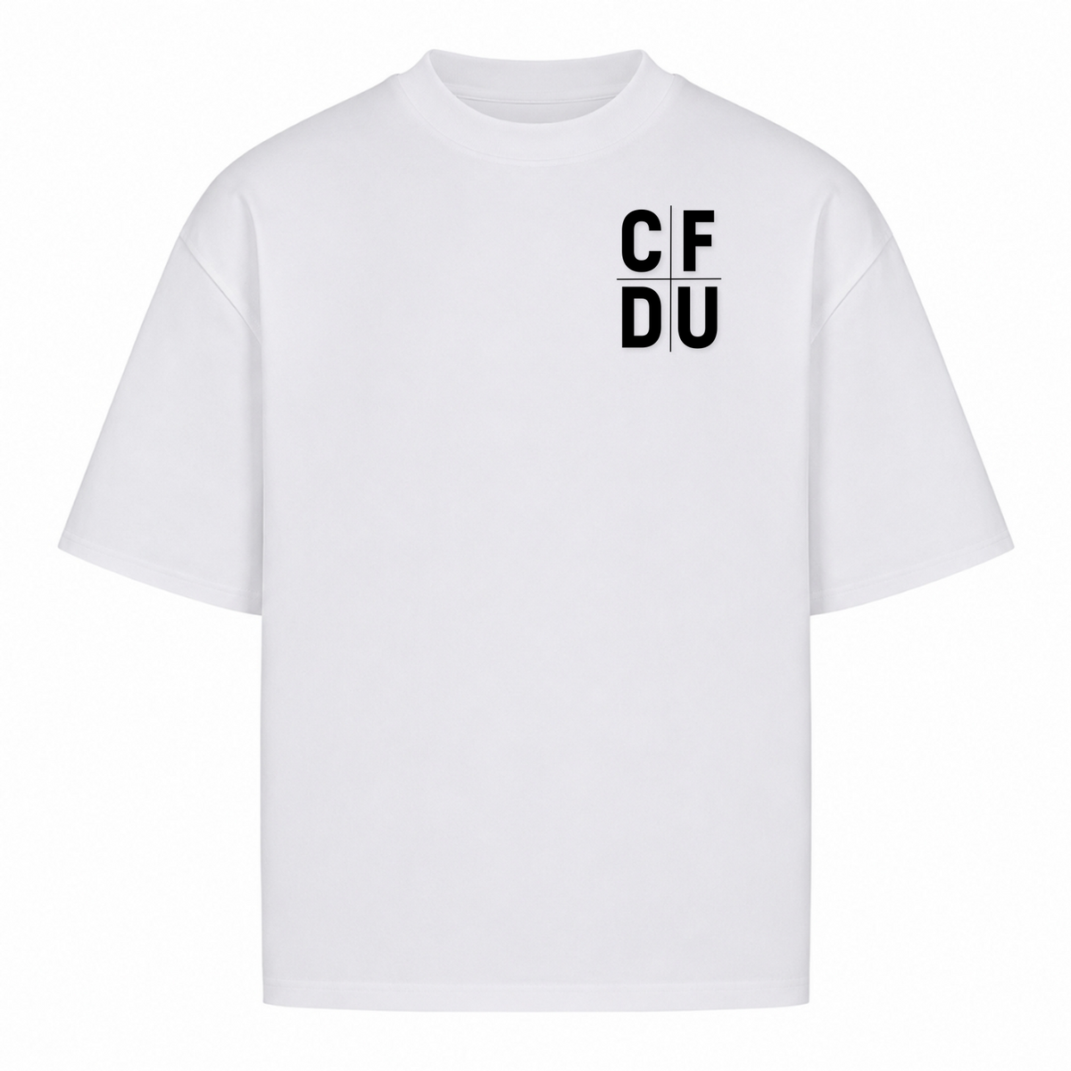 CFDU - Ladies Oversized Tee - White