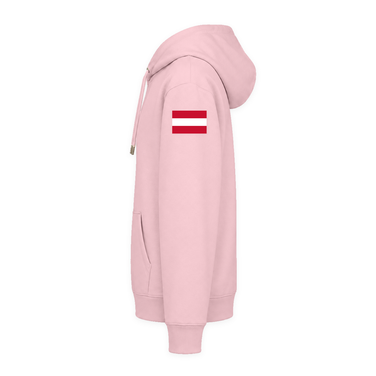 CF PureWork - Hoodie Premium Unisex - Cotton Pink - Linker Aermel