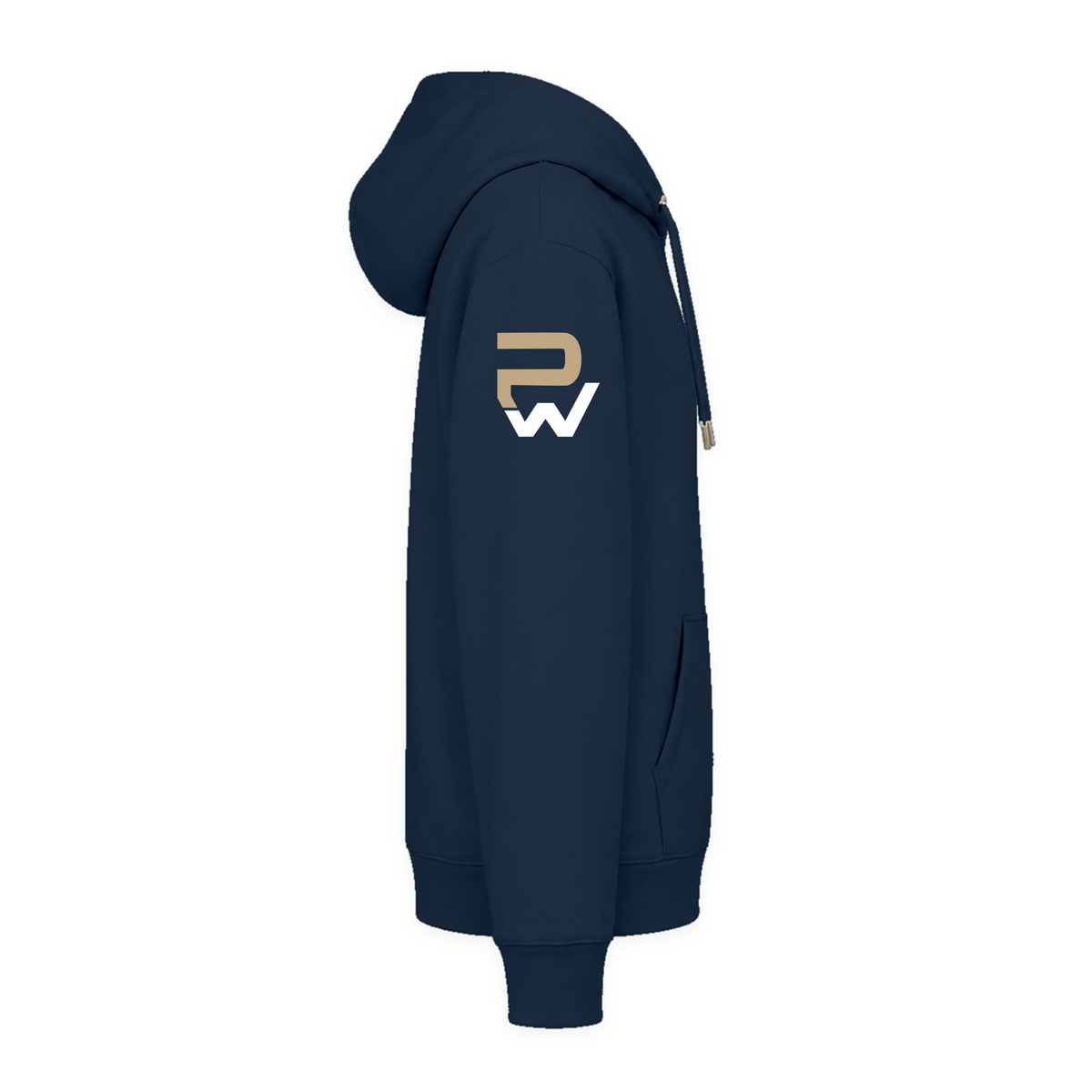 CF PureWork - Hoodie Premium Unisex - French Navy - Rechter Aermel