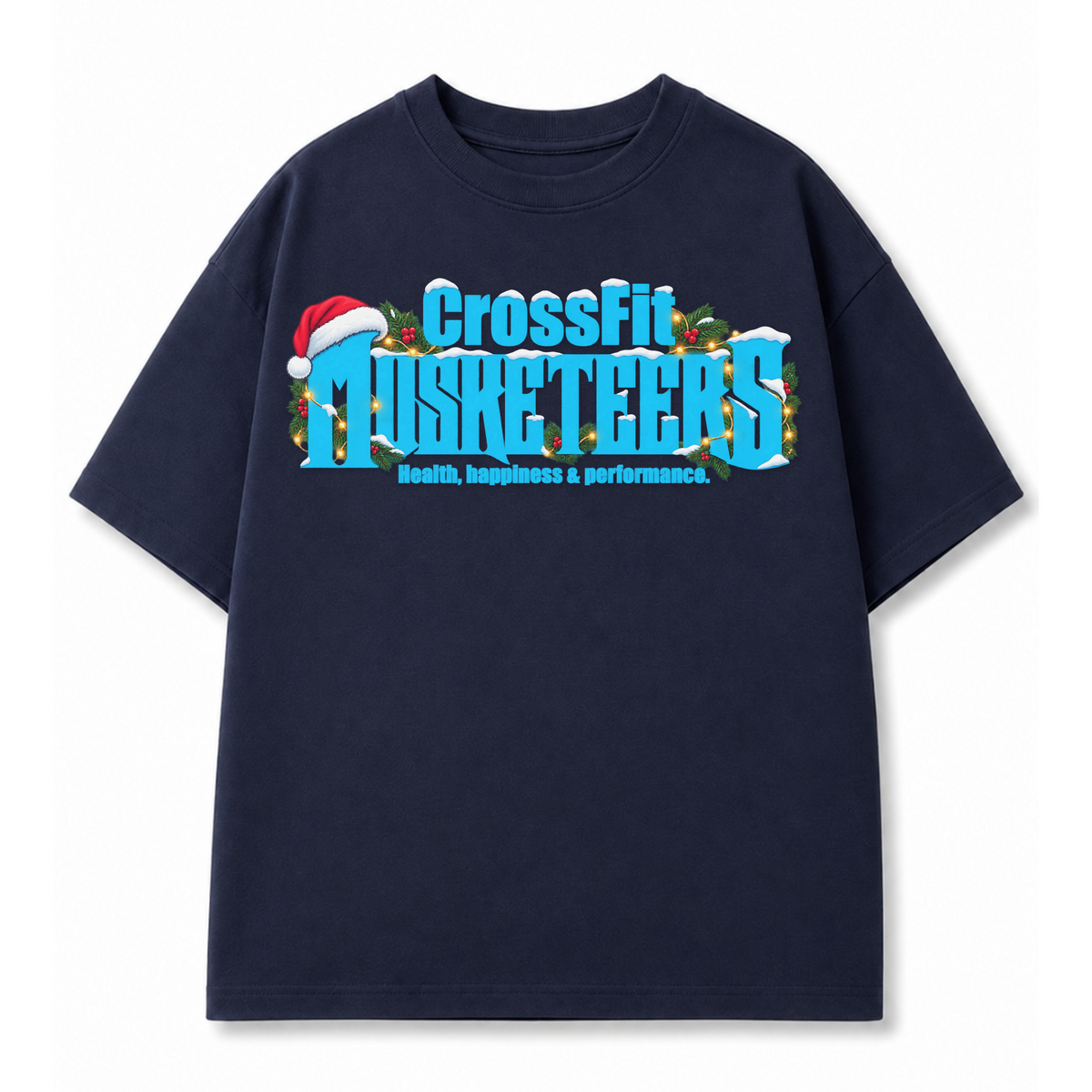 CF Musketeers - Xmas Collection Ladies Shirt Kids Oversized Tee - Navy