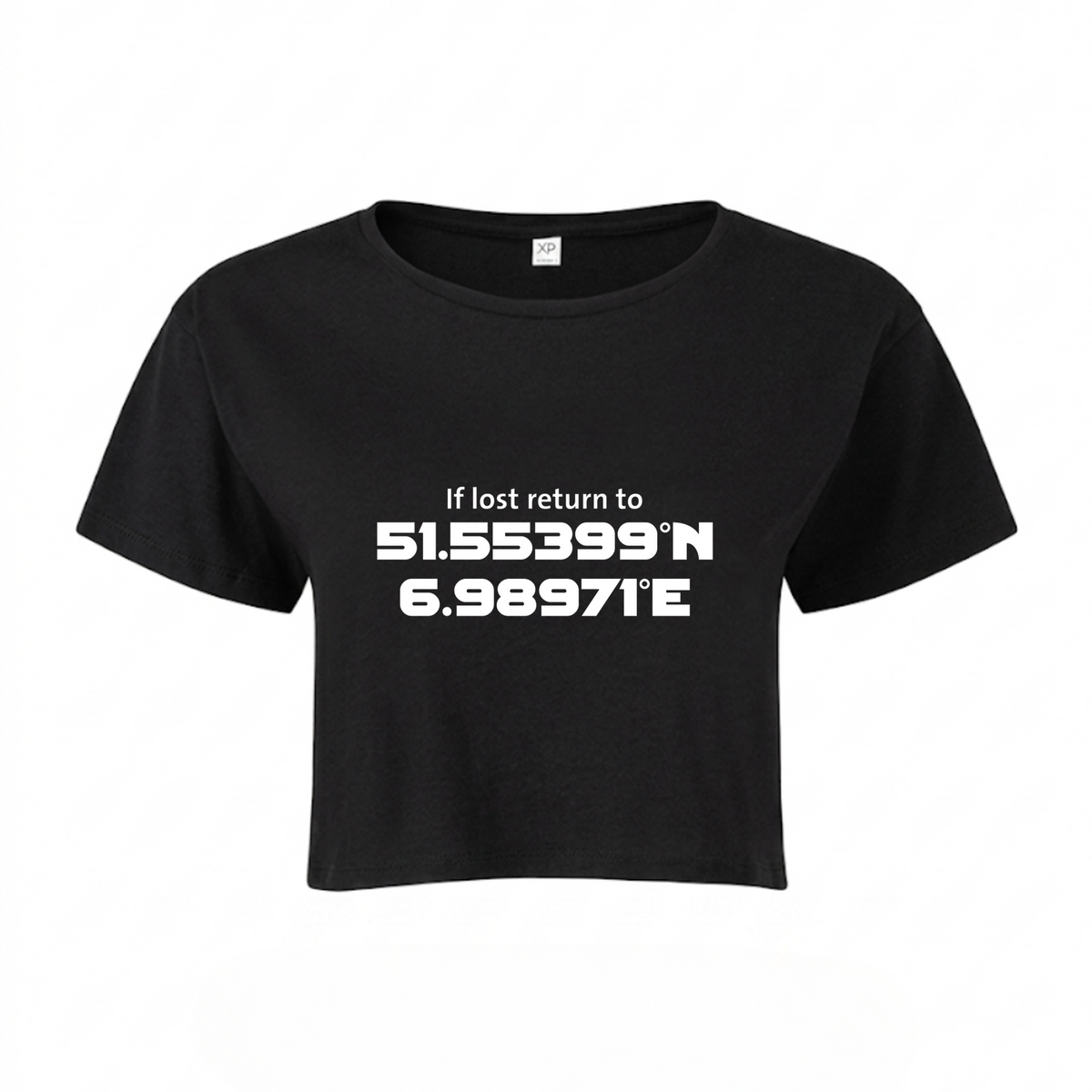 CF Gladbeck - Ladies Shirt N Womens Crop Top - schwarz