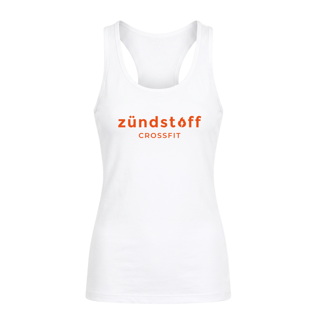zündstoff - Ladies Racerback Tank - weiß
