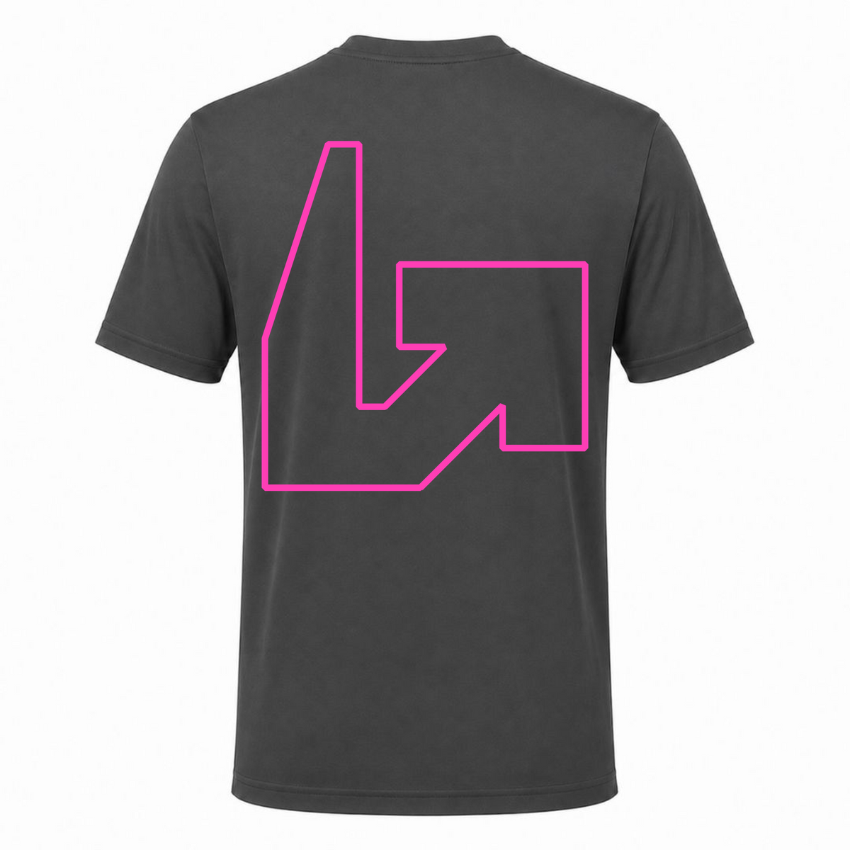 Level Up - Sportshirt  - charcoal - Rueckseite