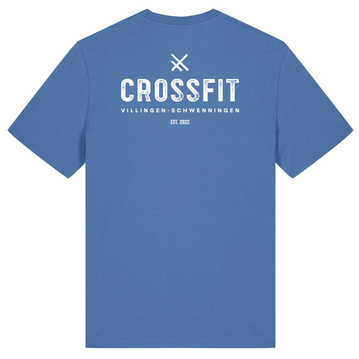 CrossFit VS - Men`s Athlete Shirt X - Bright Blue - Rueckseite