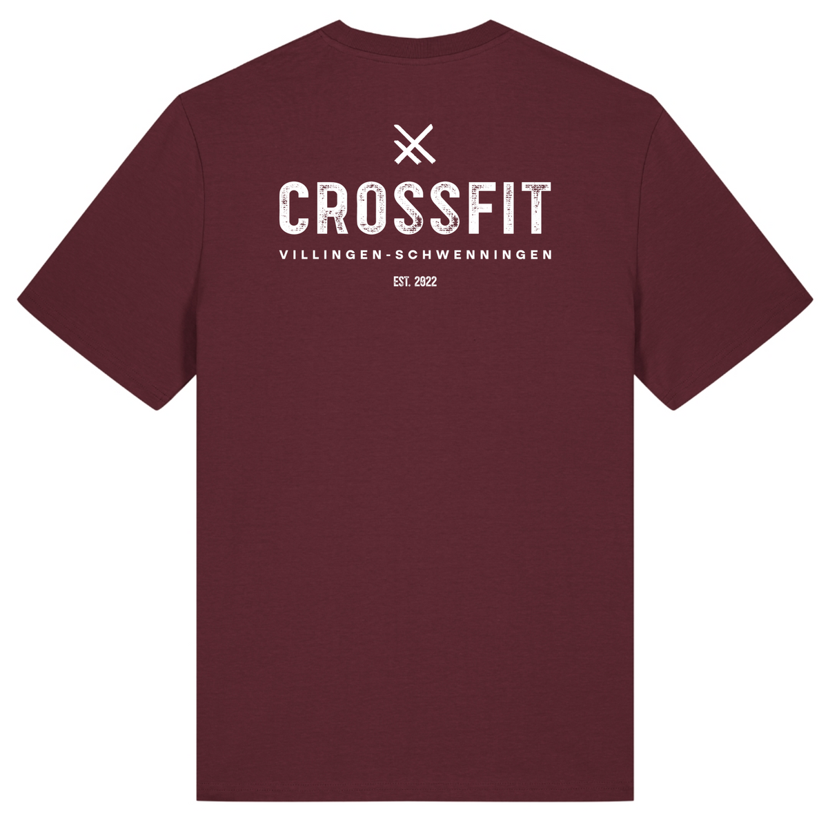 CrossFit VS - Men`s Athlete Shirt X - Burgundy - Rueckseite