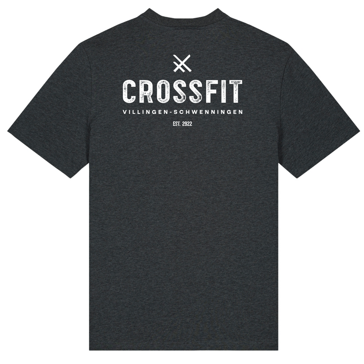 CrossFit VS - Men`s Athlete Shirt X - Dark Heather Grey  - Rueckseite