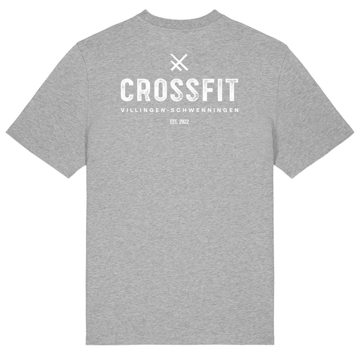 CrossFit VS - Men`s Athlete Shirt X - Heather Grey - Rueckseite