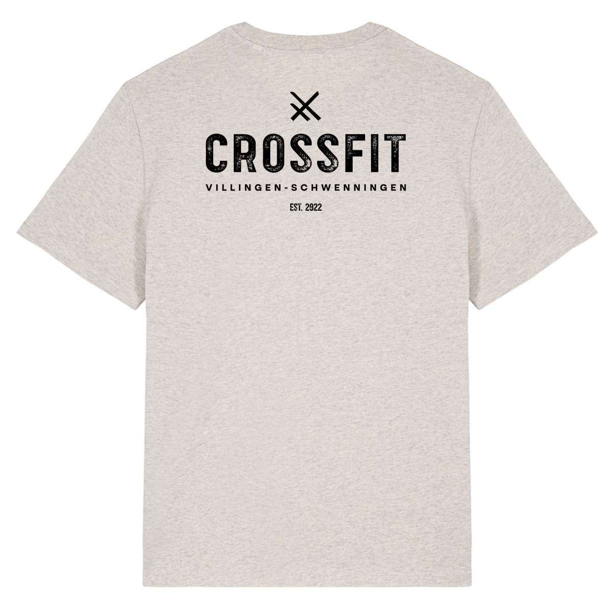 CrossFit VS - Men`s Athlete Shirt X - Heather Haze Grey  - Rueckseite