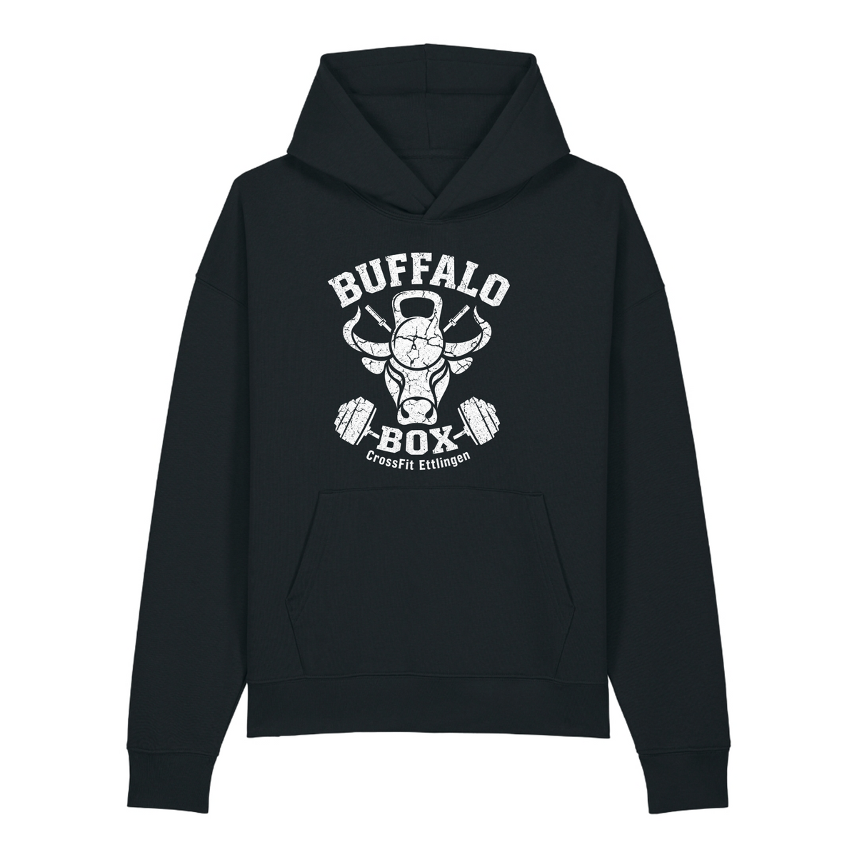 Buffalo Big Logo Premium Hoodie Chaser (o. Kordeln) - Black