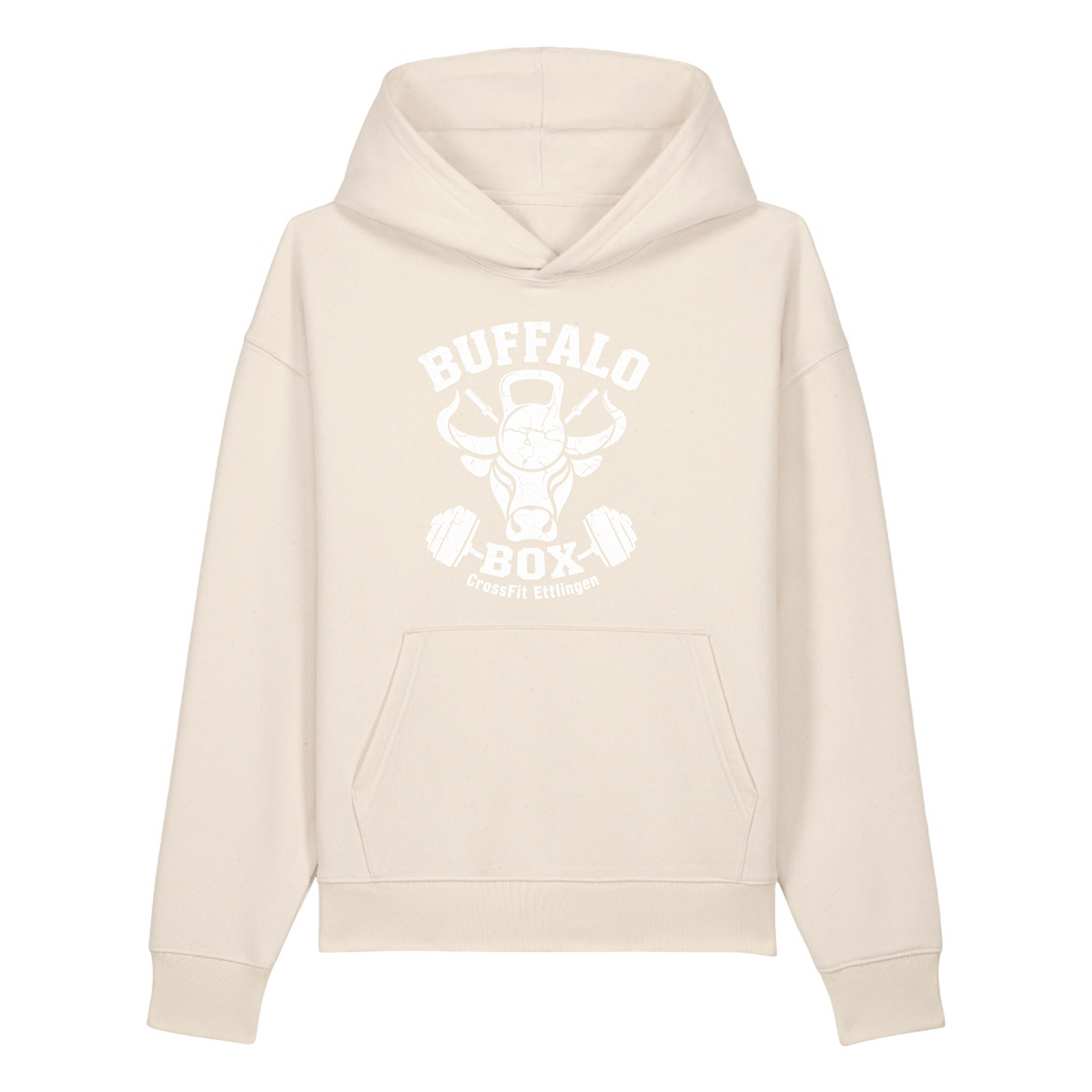 Buffalo Big Logo Premium Hoodie Chaser (o. Kordeln) - Natural Raw