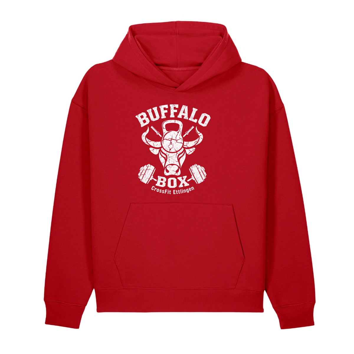 Buffalo Big Logo Premium Hoodie Chaser (o. Kordeln) - Passionate Red