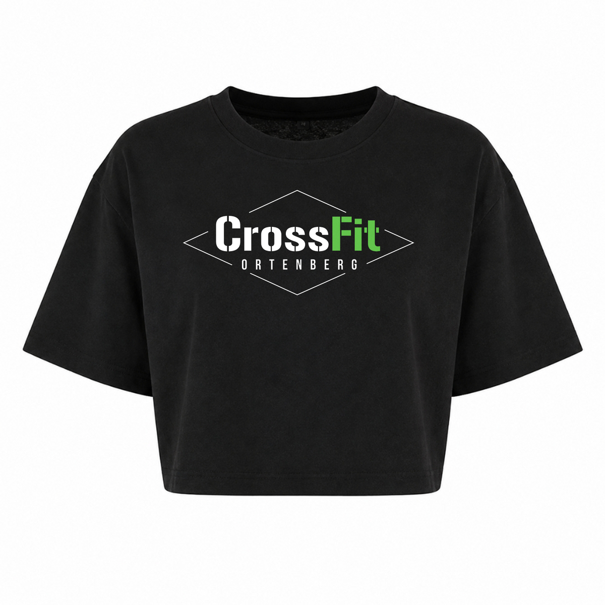 CF Ortenberg - Hoodie Ladies Short Oversized Tee - schwarz
