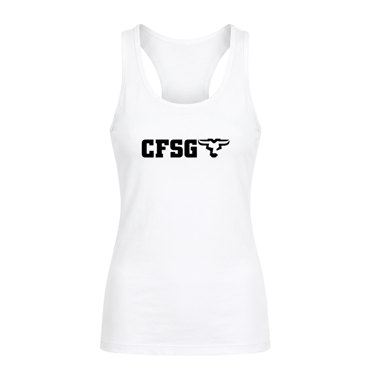 CFSG - Women Tank Top Racerback - weiß